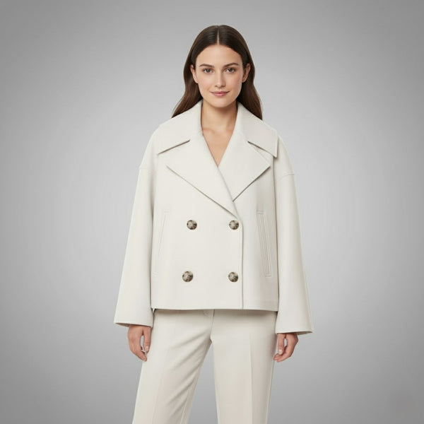 Veste Femme Classique à Double Bouton Chic