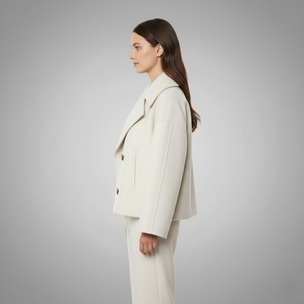 Veste Femme Classique à Double Bouton Chic 2