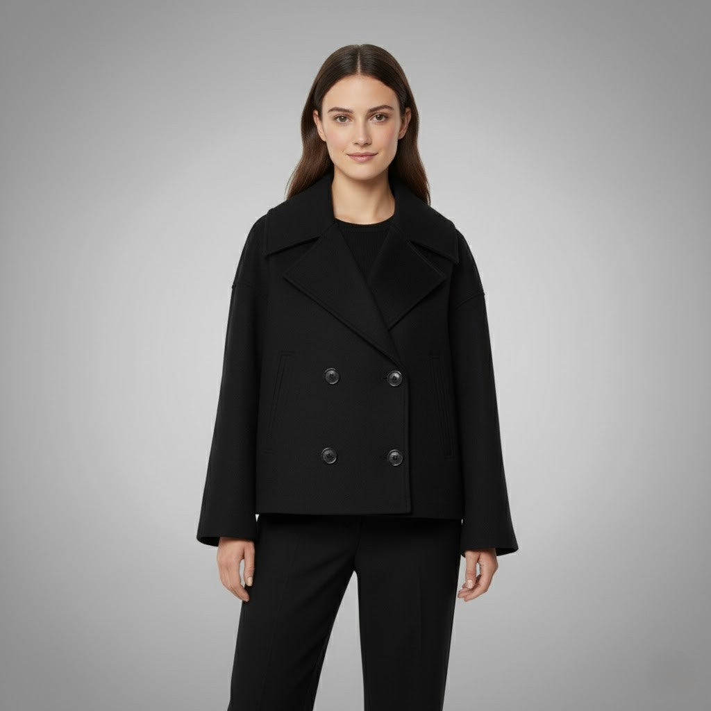 Veste Femme Classique à Double Bouton Chic 3