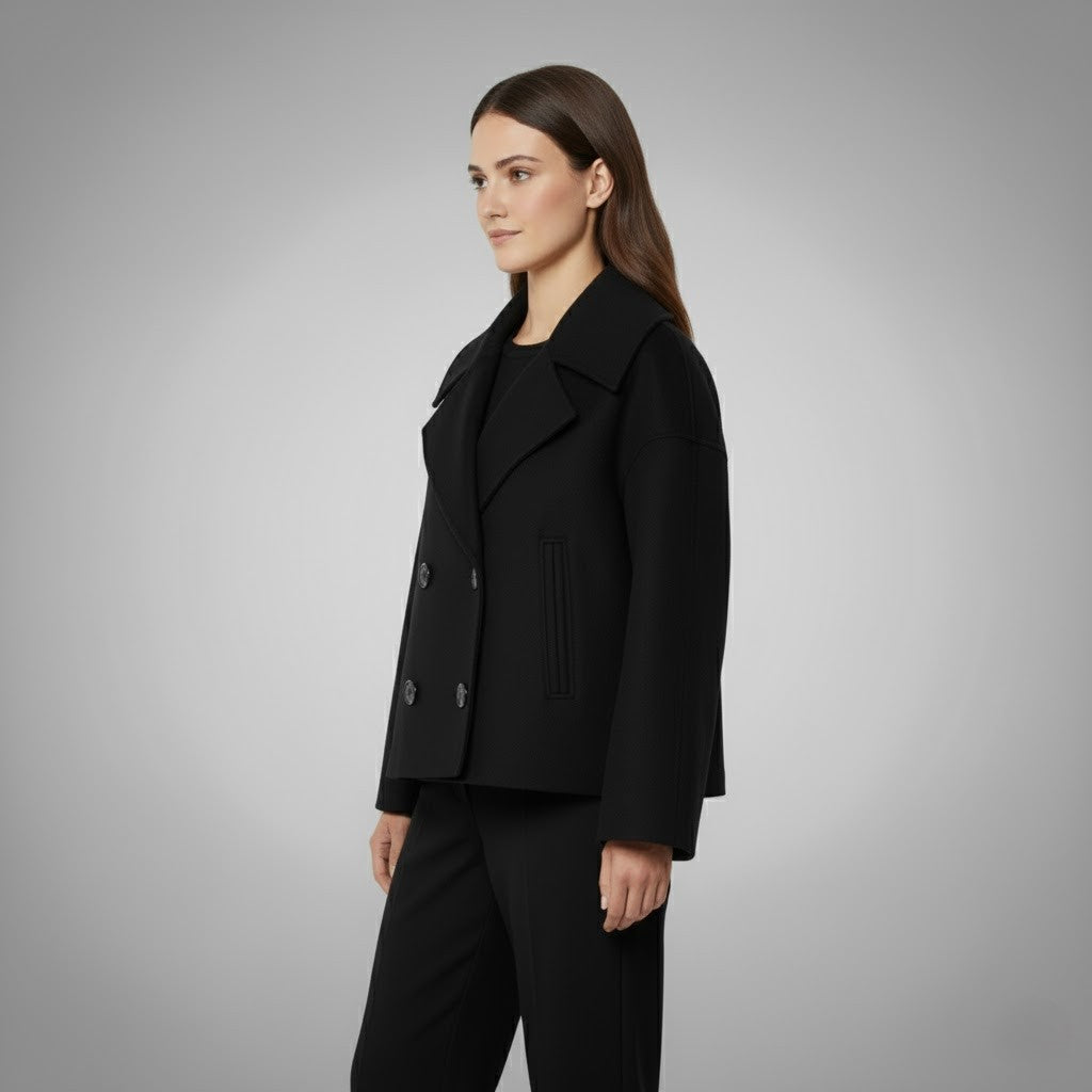 Veste Femme Classique à Double Bouton Chic 5