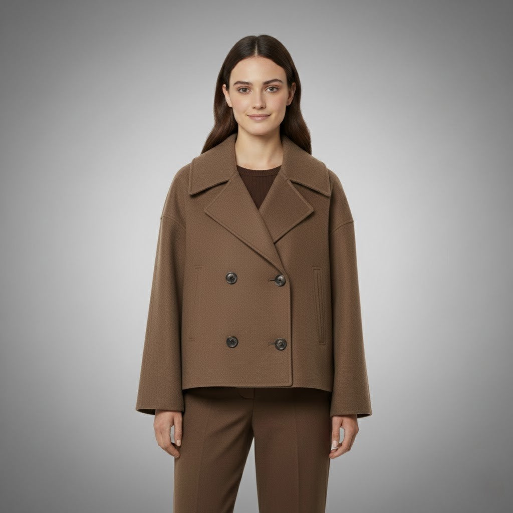 Veste Femme Classique à Double Bouton Chic 6