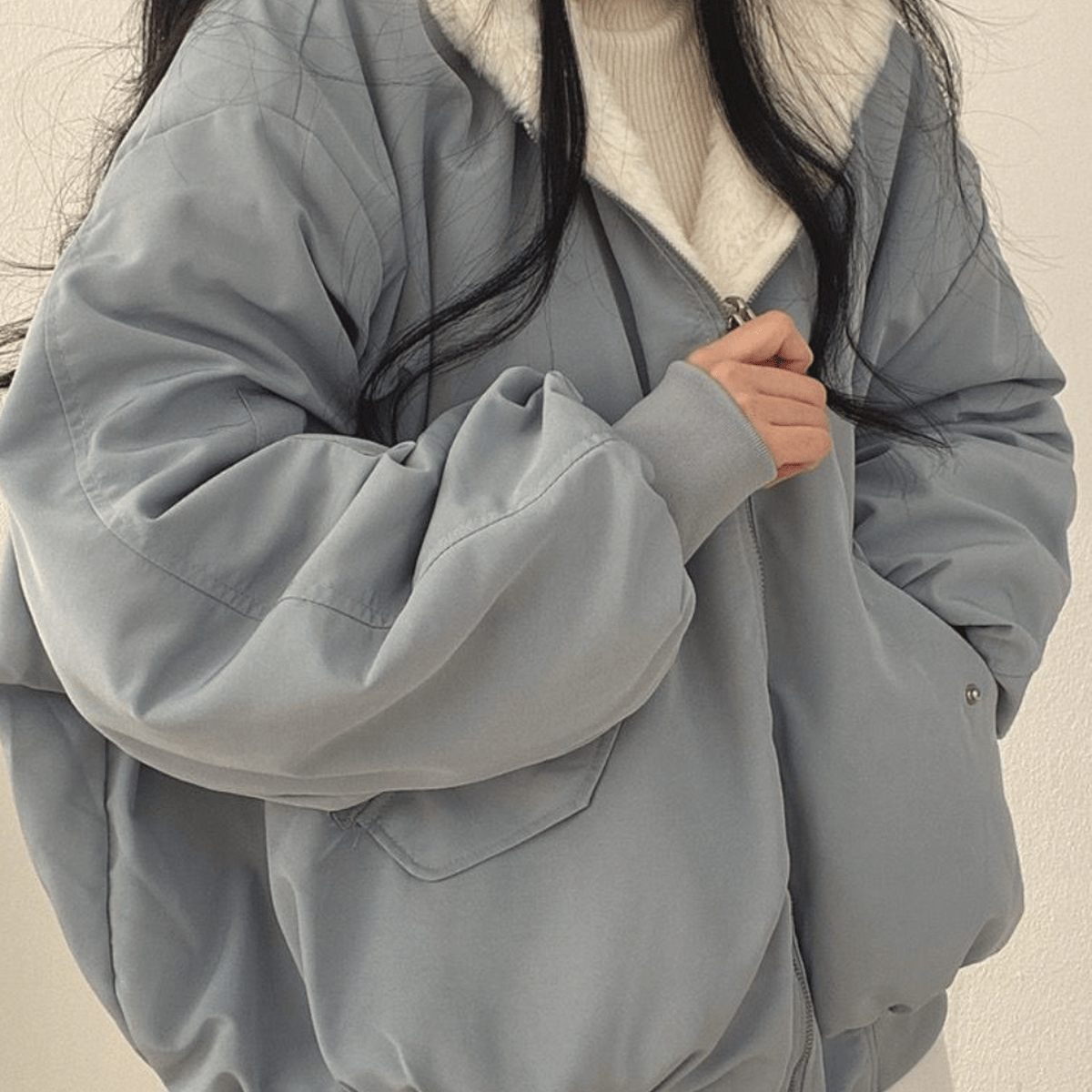 Veste Hiver Femme Oversized en Fleece Doux 2